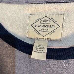 St. John's Bay Super Soft Men's casual long sleeve super soft inside NWT, XXL